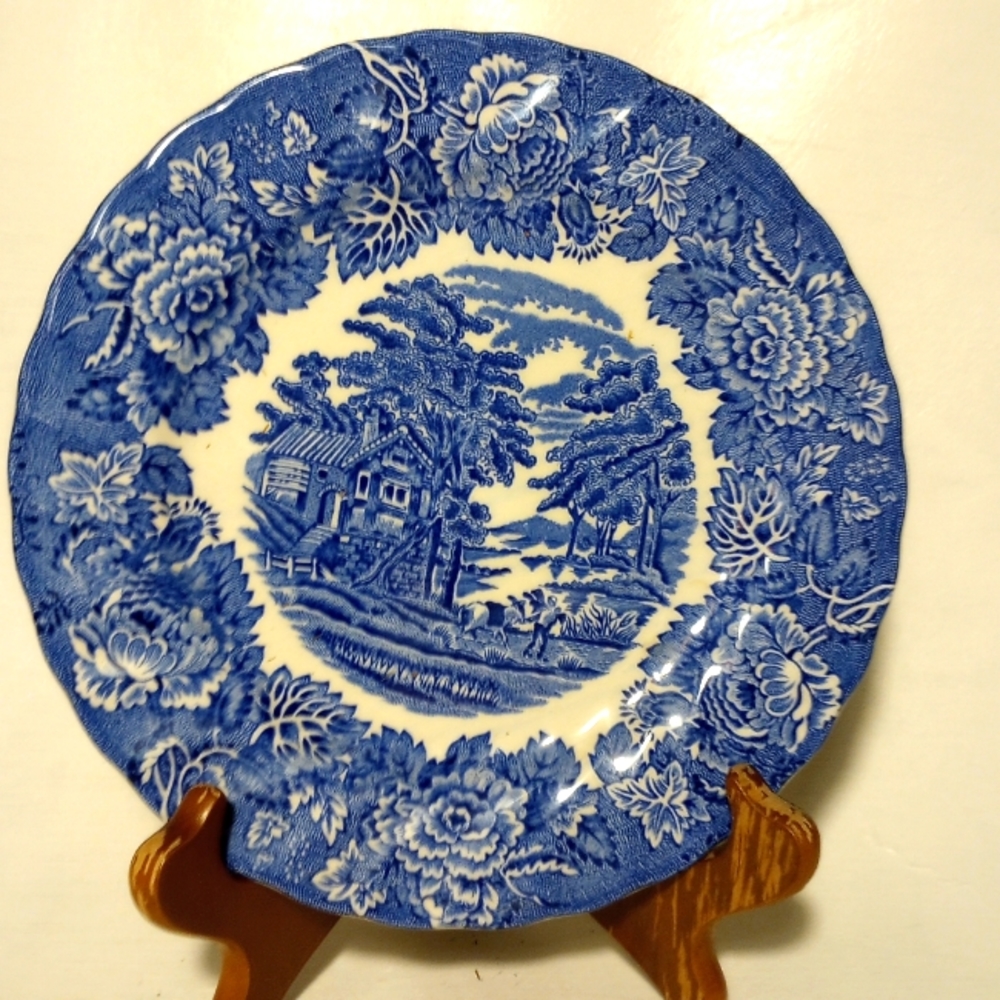 Enoch woods English scenery woods Brothers plate
